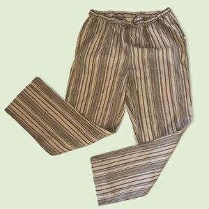 Appleseeds’s Striped Gray linen Pants